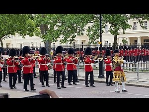 Trooping the colour 2022 March to and from Horse Guards