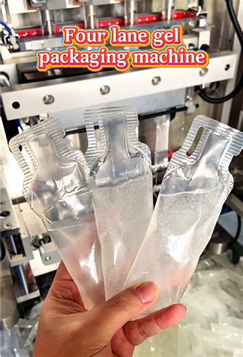 Four Lane Gel Packaging Machine for Efficient Production