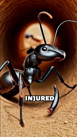 Ants Rescue Their Wounded in Battle
