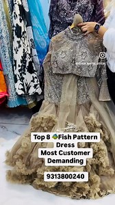 3.4K views | We are presenting New Collection in Fish Pattern. For more inquiries;- 9316331344#fashionmantra #croptop #fishpattern #fishdress #drape #lehenga #weddingdress #newcollection #foryou #foryoupage #fashion #uk #usa #malaysia #mauritius #trendingreels #designerlehenga #neitherland #bahrain | Fashion Mantra | Facebook