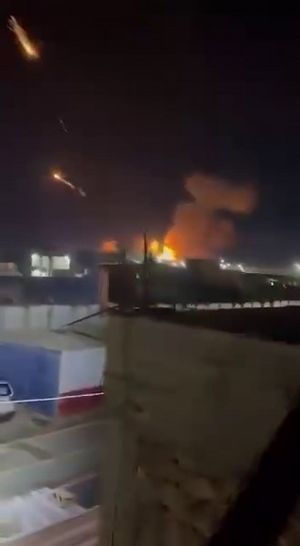 WATCH: Explosions at a warehouse in Al-Qaim, Iraq after U.S. airstrike | BNO News