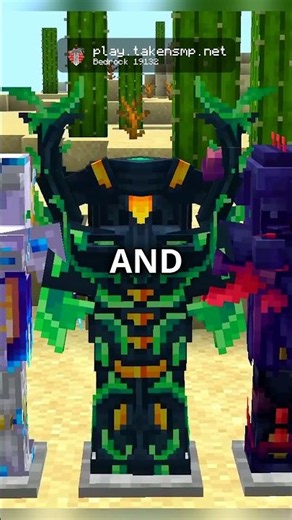 Best Armor for Dungeons vs PvP on TakenSMP #Minecraft #Armor #TakenSMP