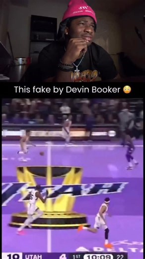 Stanley Valentin on Instagram: "What a fake this was by Devin Booker😳 Devin Booker was selected 13th overall in the 2015 NBA Draft by the Phoenix Suns and has played his entire career with the franchise. From the start, Booker quickly established himself as a scoring threat, showing a smooth shooting stroke and high offensive IQ that made him a foundational piece for Phoenix.🐦‍🔥 One of the defining moments early in his career came in March 2017, when Booker scored 70 points in a single game a