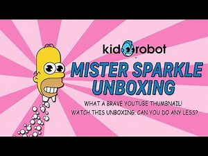 Unboxing: The Simpsons Mr. Sparkle Vinyl Figure by Kidrobot