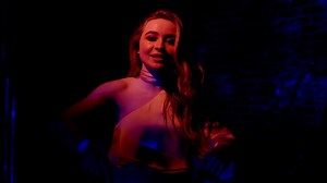 Go behind the scenes of Sabrina Carpenter's "Smoke and Fire" music video! | Radio Disney