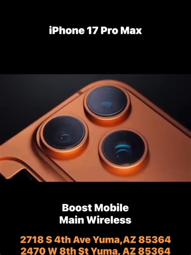 BOOST MOBILE BY MAIN WIRELESS #boostmobile #iphone17promax #yumaaz #mainwireless