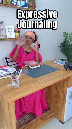 Raveena K R on Instagram: "Expressive Journaling - Actually friend നെ അല്ലാട്ടൊ ശുനകപുത്രി വിളിച്ചേ 😁💯"