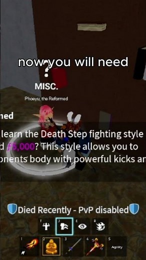 How to get DEATH STEP in Blox Fruits! 💀