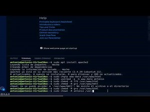 Mi primera página web con Visual Studio Code en el servidor HTTP apache en Ubuntu 18.04.3
