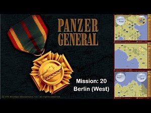 Panzer General | Mission: 20 | Berlin (West) | MS DOS | Gameplay HD