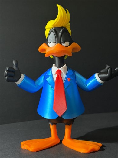 3D Printed Daffy Duck as President - Etsy