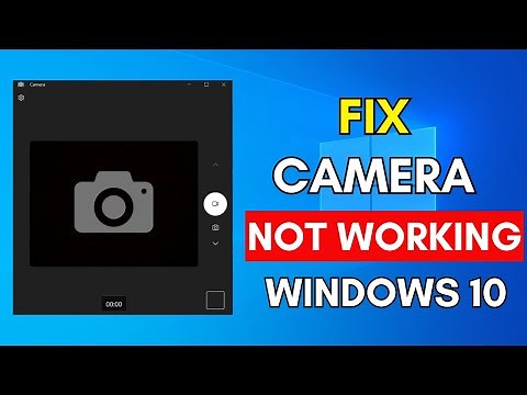 fix camera not opening in laptop windows 10 | camera not working on windows 10 laptop