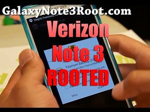 How to Root Verizon Galaxy Note 3!