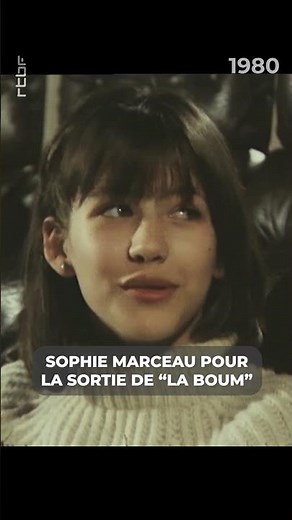 Release of "La Boum" with Sophie Marceau in 1980 #archive #rtbf #shorts #interview