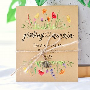 Family Reunion Wildflower Seed Packet Favor, Family Reunion Favors, Flower Family Reunion, Family Reunion Ideas, Fun Family Project, - Etsy