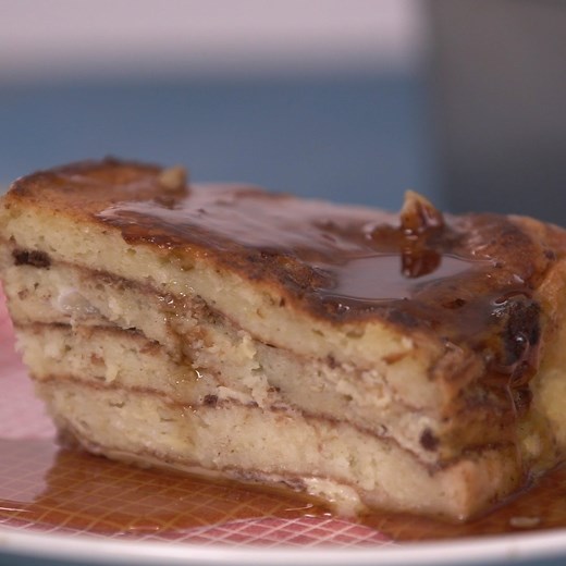 You'll never look at a short stack the same way again! Whether you want to make breakfast ahead for the week or you're making a big brunch for the fam, this one's a 10/10 🥞 #WeCook | Food Network