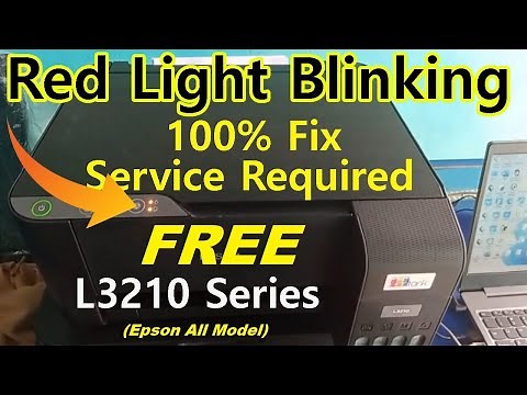 Epson L3210 Red Light Blinking Solution 100% Free || How To Reset Epson L3210 || Reset Epson L3210