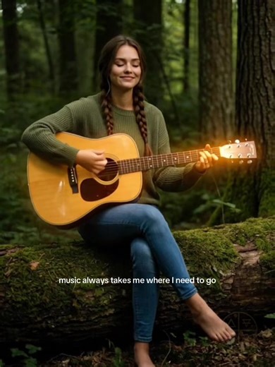 POV: when a simple melody takes you to another world. ✨ #magical #melody #nature #guitar #music