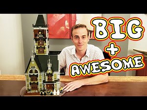 LEGO Haunted House Drop Ride! It's HUGE & I love it