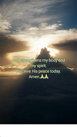 Declaration for God's Strength 🙏🙏🙏❤️#prayerforstrength #prayerforhealing #prayerforhealth