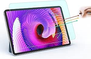 ZOEGAA for iPad Pro 13 Inch Anti Blue Light Screen Protector(2024 Model,7th Generation),Eye Protection Blue Light Blocking Filter Reduces Digital Eye Strain