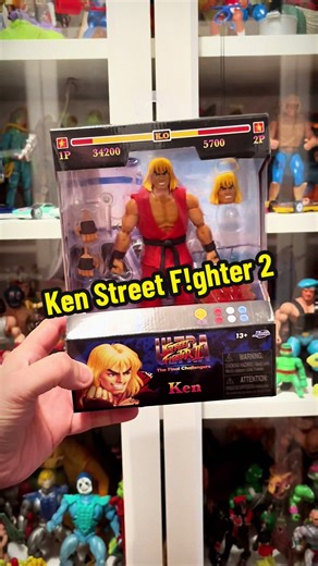 Ken Actionfigure from Street F!ghter 2 in a nice Arcade Game Package #fyp #toycollector #90sgames #actionfigures #90skids