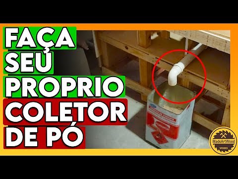 🟡COLETOR DE PÓ BOM E BARATO PARA SUA OFICINA DE MARCENARIA