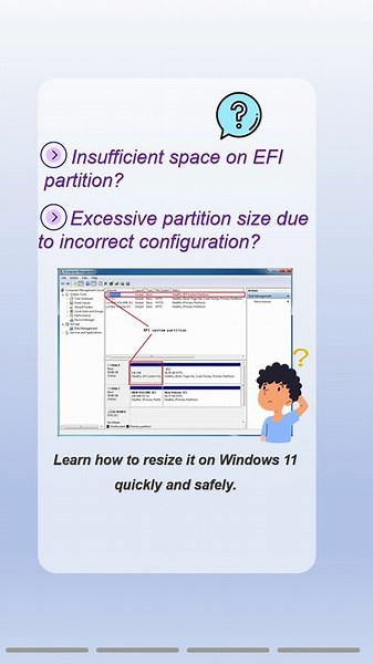 Resize Windows 11 EFI Partition and Optimize Your Disk Space