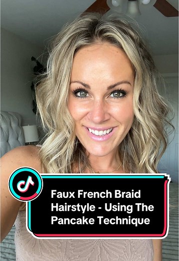 ✨Learn how to create the perfect French braid with a pancake technique! 🌟 This simple trick adds separation & texture to your braids for that flawless, voluminous look. #FrenchBraid #PancakeBraids #BraidsWithTexture #HairTutorial #HairTips
