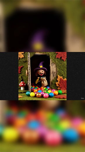 "Halloween ich will noch mehr" - #06 #halloween #stopmotion #hexe #klettert #aus #kürbis