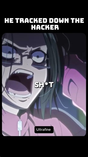 Hacker Got Hacked 💀 #anime #shorts