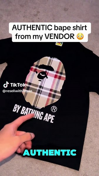 Authentic Bape Shirt from My Vendor