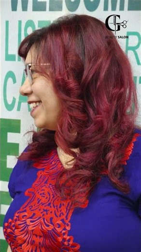 Stunning Burgundy Red Hair Transformation! ✨ Dramatic Before & After | Gorgeous Beauty Salon