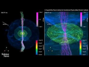 Watch a simulation of two neutron stars merging | Science News