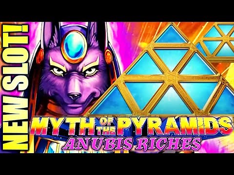 ★NEW SLOT! 30 FREE SPINS!★ MYTH OF THE PYRAMIDS $4.00 BET (ANUBIS RICHES) Slot Machine (Konami)