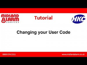 HKC Changing the User Code