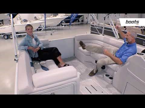 SunCatcher 322 SS Pontoon Boat Walkthrough Video