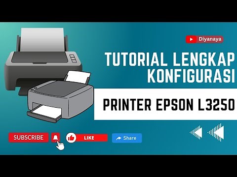 Complete Tutorial on Configuring the Epson L3250 Printer and How to Find the Administrator Password