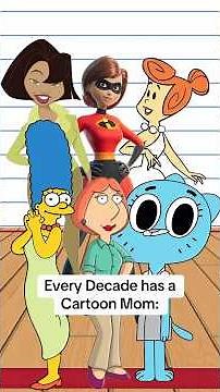 Every Decade has a Cartoon Mom! #cartoonnetwork
