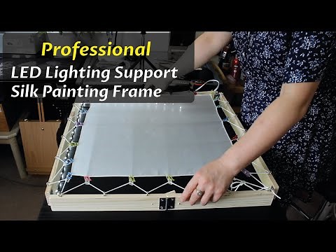 Silk Painting Frame DIY - How to Make Silk Painting Frame At Home - Toturial