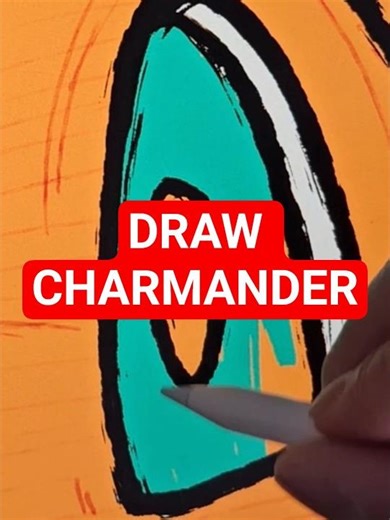 DRAW POKEMON CHARMANDER #pokemon #drawingpokemon #drawing #pokemonart #art #charmander