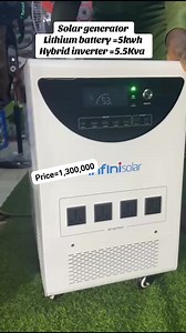 Infinity Solar Generator #solarenergy #solarpower #solar #hausaboy | Hausaboy