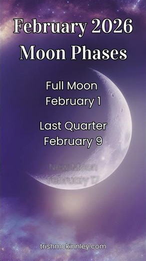 February 2026 Moon Phases | Snow Moon Energy