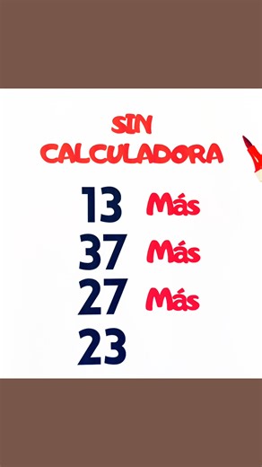 Sin Calculadora.... | G&M - Académico