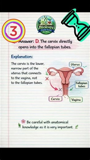 Female reproductive system quiz #science #mcqsseries #neet #biology #rna #zoology #botany #ncert