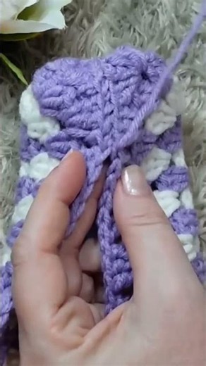 Sew crochet slippers ❤️ easy