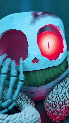 3D Horrortale Sans! | Scary Blender Animation | Horrortale Part 1 #horrortale #horrorsans