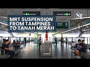 MRT suspension between Tampines and Tanah Merah: Situation on the first day
