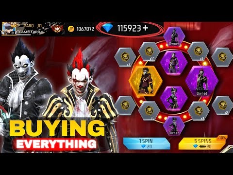 BUYING EVERTHING ON FREE FIRE IN SUBSCRIBERS ACCOUNT || WENT WRONG || GARENA FREE FIRE MAX #giveaway