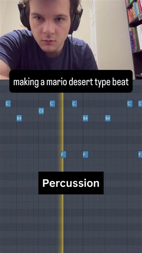 writing mario 64 desert music